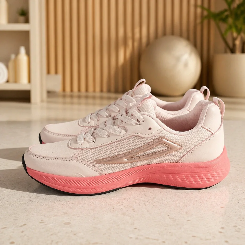 NWOB Girls Lightweight Lace-up sneakers size EU34 UK2 US 3